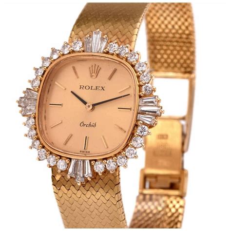 ladies vintage rolex orchid 18k|Rolex Orchid Watch .